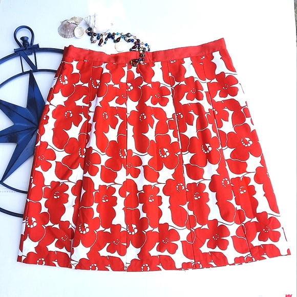 MARIO SERRANI Pleated Flare Skirt - Picture 1 of 2